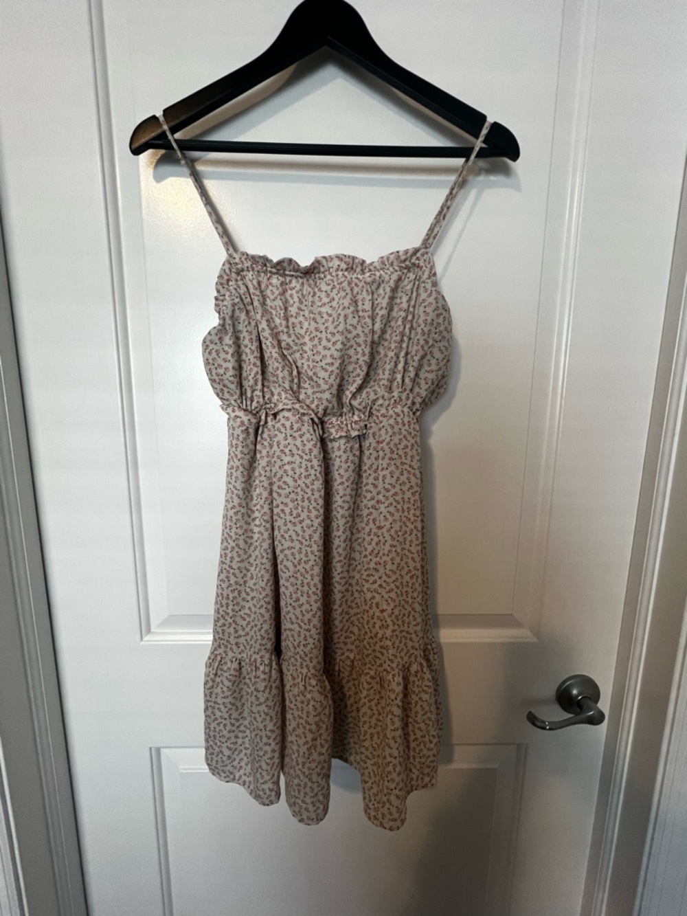 Jessica Simpson Beige Floral Mini Dress